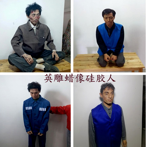 Anti-drug figure wax figure warning education wax figure criminal figure silicone figure prisoner figure corrupt silicone figure