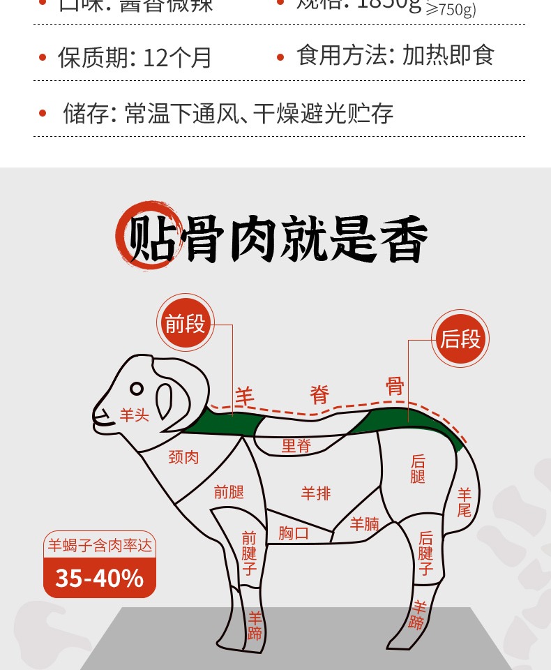 【老诚一锅】北京特产羊蝎子火锅礼盒3.7斤