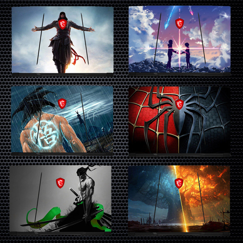 17 3 inch msi microscope GP75 colorful sticker keyboard cushion shell protects the label film