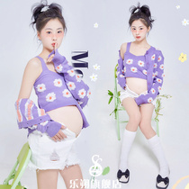 Pregnant Woman Photo Costumes New Little Fresh And Cute Hot Mother Big Belly Photos Photography Writing True Art Photo Clothes
