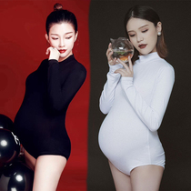 Pregnant Woman Photo Costumes Movie SEXY BAG BODY DISPLAY SLIM IMPROVEMENT ONE-PIECE SUIT PERSONALITY PRIVATE ROOM WRITING TRUE PHOTOGRAPHIC CLOTHING
