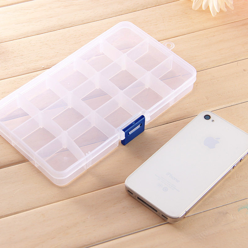 Multi-function lure bait box micro-object sequin lure box mino storage box iron plate storage box bait box