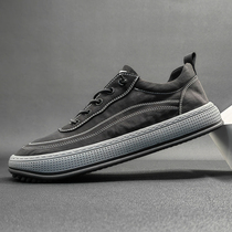 Sails shoes mens one foot pedal sloth shoes low help trend ice silk shoes Summer men shoes breathable and thin clown cloth shoes