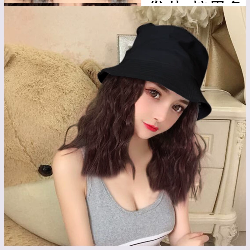 Шляпа, демисезонная универсальная съемная wig cap, интернет-знаменитость