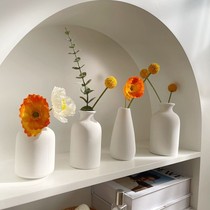 Ceramic small vase ins wind high face value swing piece living-room flower arrangement dry flower minimalist Endoderm Tabletop Decorations