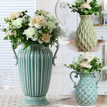 Eurostyle Fashion Ceramic Vase Swing room TV cabinet table Home Decorative Goods Minimalist Creativity Modern Flowers