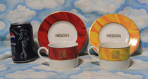Nestle 2005 Zodiac Cup Coffee Cup Sauces Two Sets-Chicken Pair
