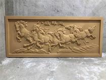 EPS relief villa exterior wall decoration foam relief EPS line emulated relief image of horse relief