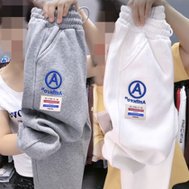 Grey Europant Pants Women Wave Spring New Letters Looters 100 Hitch Slim Casual Harynn Pants Bunches Sports Pants