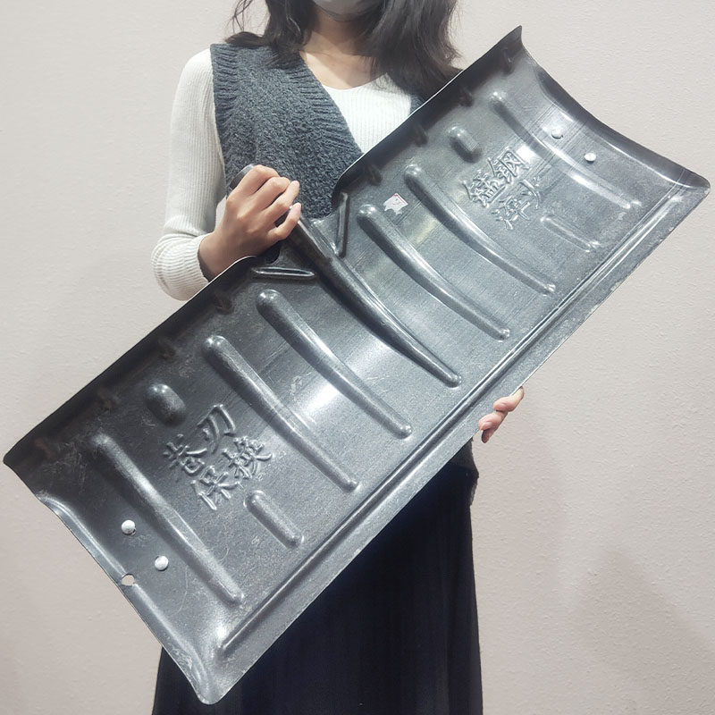 Manganese steel snowshovel large snowshovel thickening snowpush snowshovel agricultural propelling snow shovel