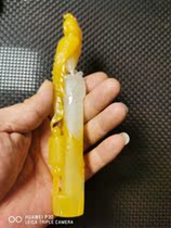 Yunnan Longling natural yellow dragon jade Ocean smoke river material Yingming Shenwu new store opened to leak prices