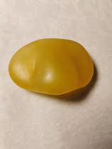 Yunnan natural yellow dragon jade white ice skin seed bracelet pendant hand play pieces hand string rough stone