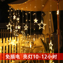 Solar hanging lamp tree small festoons decorated patio balcony Home Outdoor waterproof New Year atmosphere Flashing Lights