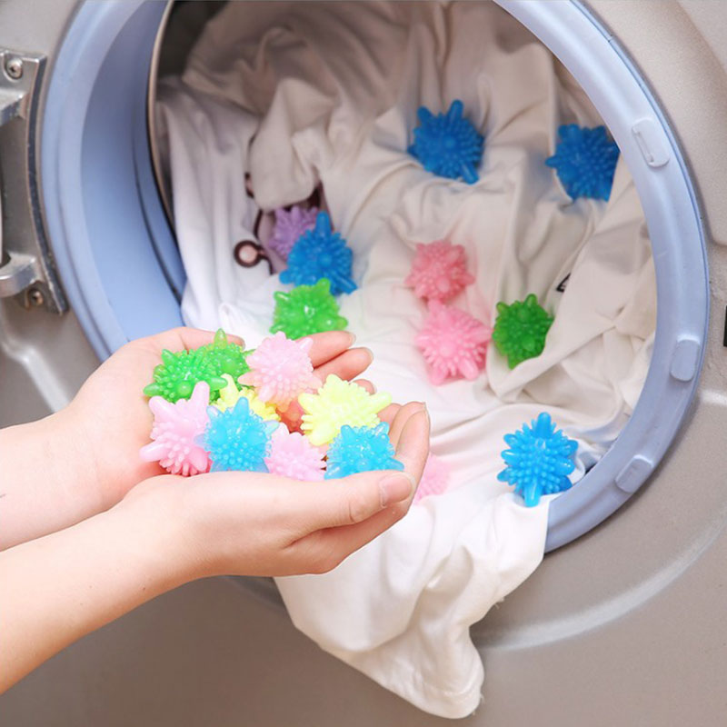 (10 loaded) solid laundry ball decontamination anti-winding magic cleaning ball clothes washing machine clothing washing ball-Taobao