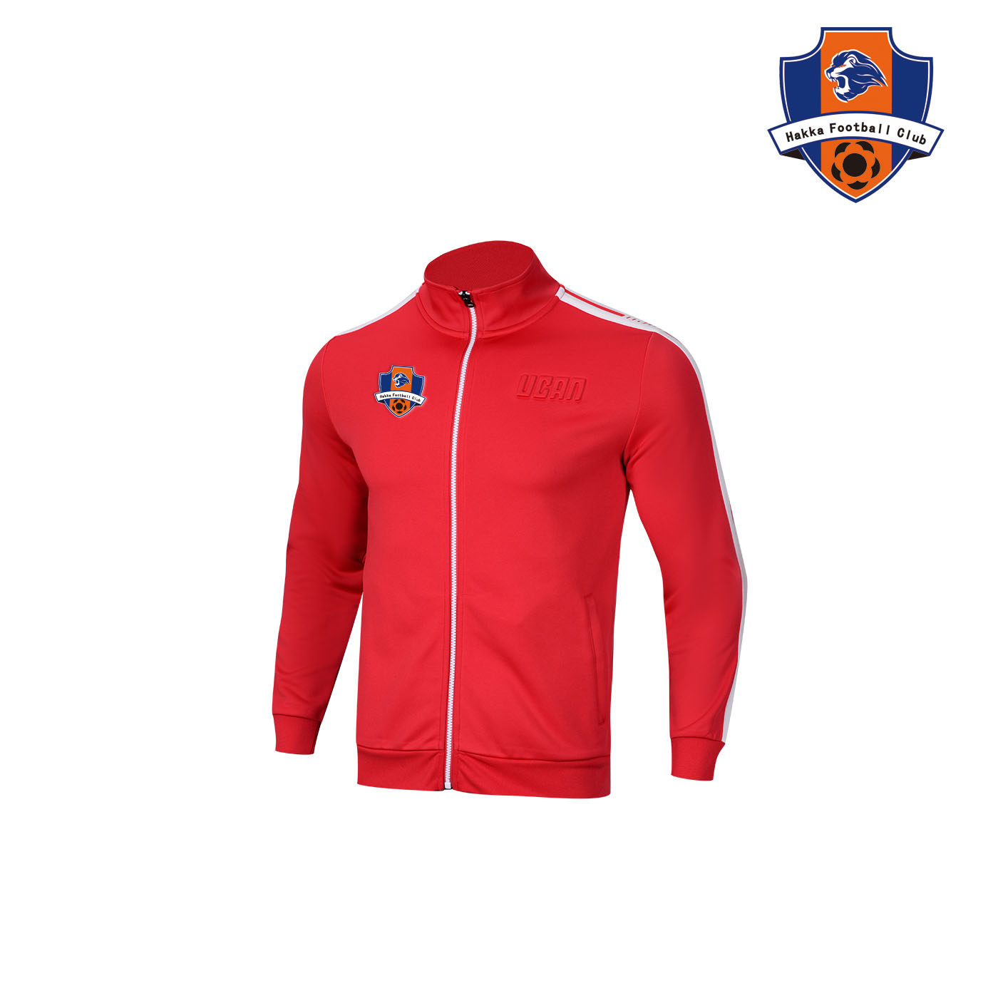 Mezhou Hakka Football Club Spring Autummy Cotton Warm Sports Jacket