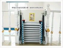 Maisang Attic Manual Telescopic Stairs Home Side-mounted Electric Lifting Folding Invisible Villa Shrinkable Stairs