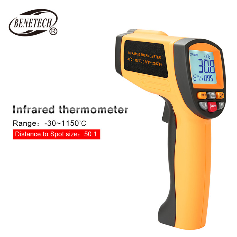 Infrared temperation data of the standard GM1150A Industrial Infrared Temperator