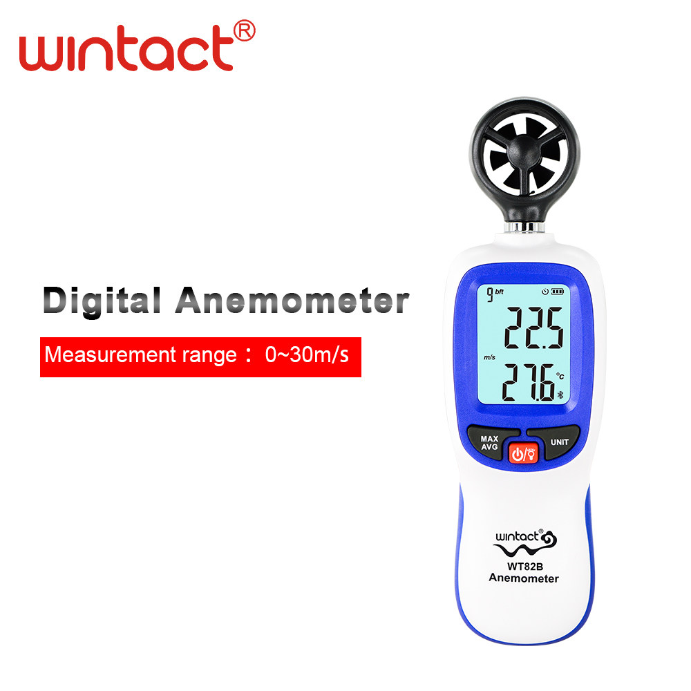 Biaozhi GM816B Huitianyi WT82B Bluetooth version digital anemometer anemometer wind temperature meter Anemometer