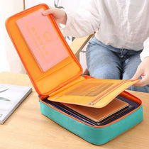 Certificate storage bag box household household certificate vaccine household registration important document information card package passport finishing bag
