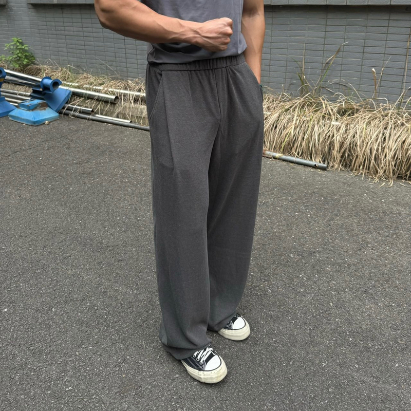 Next Sunday Lyocell Light Luxury Straight-Leg Casual Sports Loose Drape Breathable Training Fitness Pants