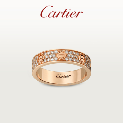 Cartier, платиновое золотое обручальное кольцо, розовое золото