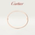 Средний браслет Cartier Cartier LOVE из розового золота и белого золота с бриллиантами выпущен в материковом Китае mini 2