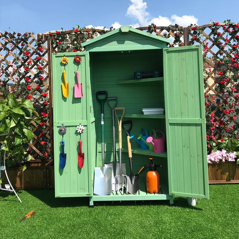 Outdoor tool room simple assembly residential garden storage board room removable mobile debris temporary mobile house