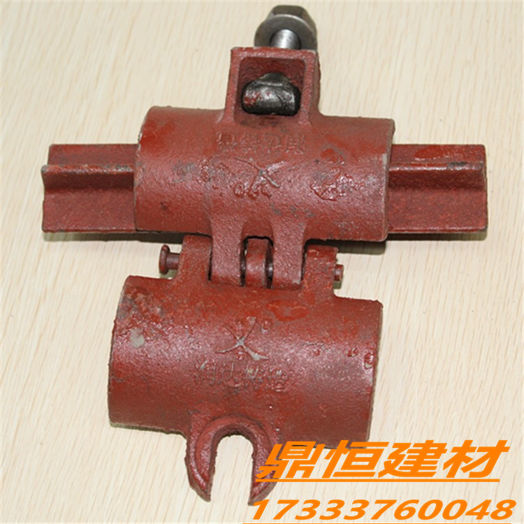 Top wire pipe snap tightening Cross direct steering connection fastener snap 48 Scaffold steering movable construction steel pipe