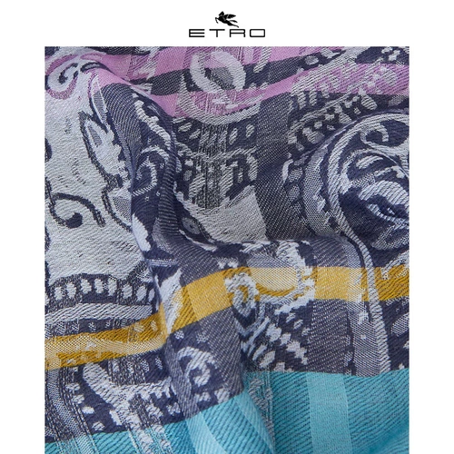 [Hui] Etro Ai Chuo/2020 Spring и Summer New/Men's Pisri Printed Scotland Scarf