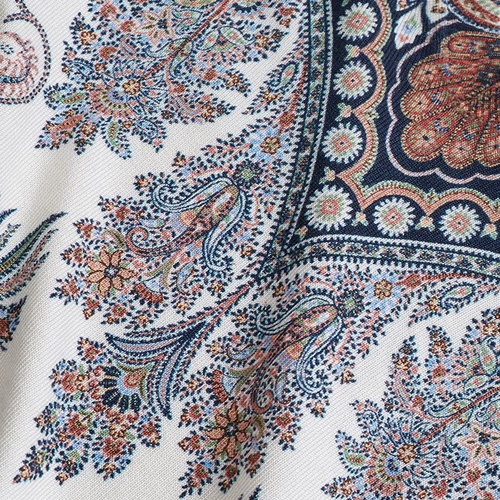 [Интересная установка -free] etro/ai chuo/2021 весна и лето Новая/Дама Pisri Pattern настоящая шелковая рубашка