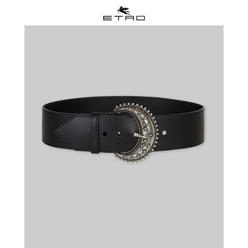 Летний черный кожаный ретро ремень, 2020