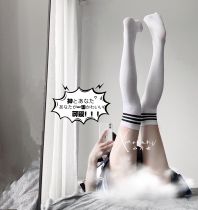Small pollution female college style Japanese pure cute black and white student socks JK stockings cos sweet lolita socks