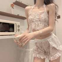 Small Stains Summer Pure Desire Sexy Lace Harnesses Shorts Suit Clairvoyant Seductive Pyjamas Pyjamas