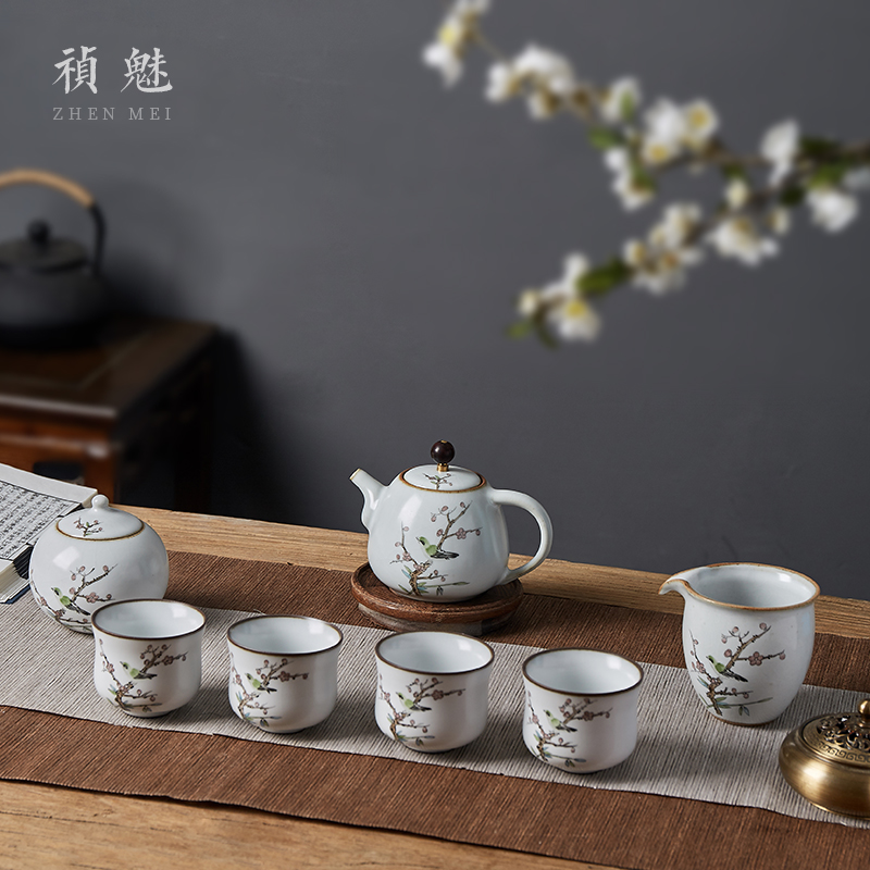 Shot incarnate your up hand - made open piece of jingdezhen ceramic teapot kung fu tea set for its ehrs household filter teapot single pot