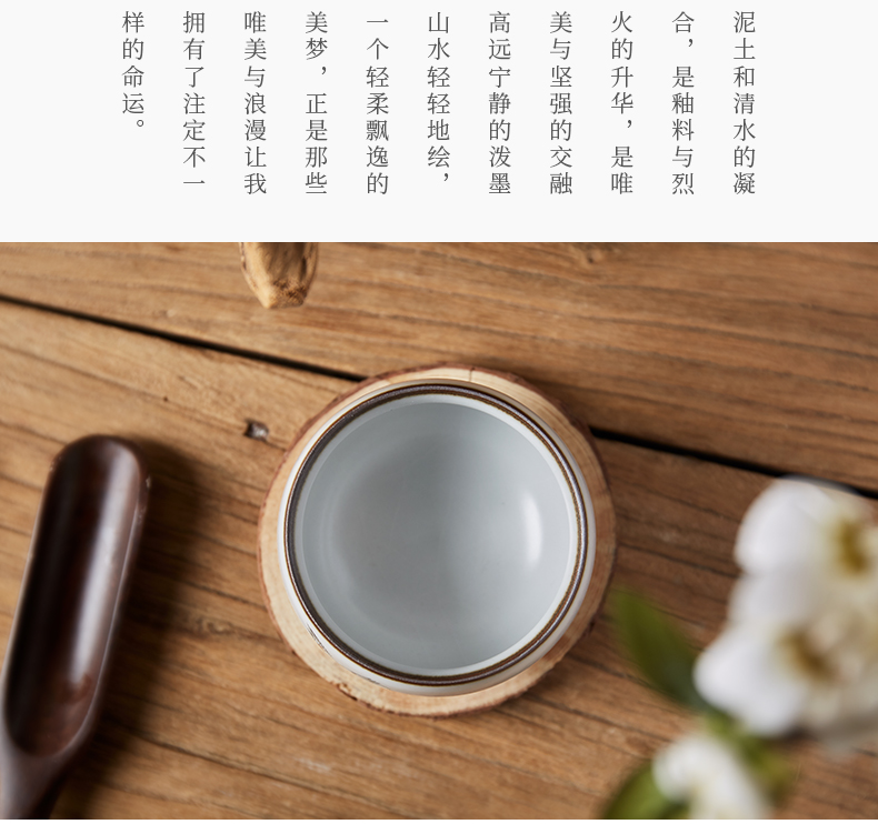 Shot incarnate your up hand - made open piece of kung fu tea master of jingdezhen ceramic tea set sample tea cup cup personal single CPU