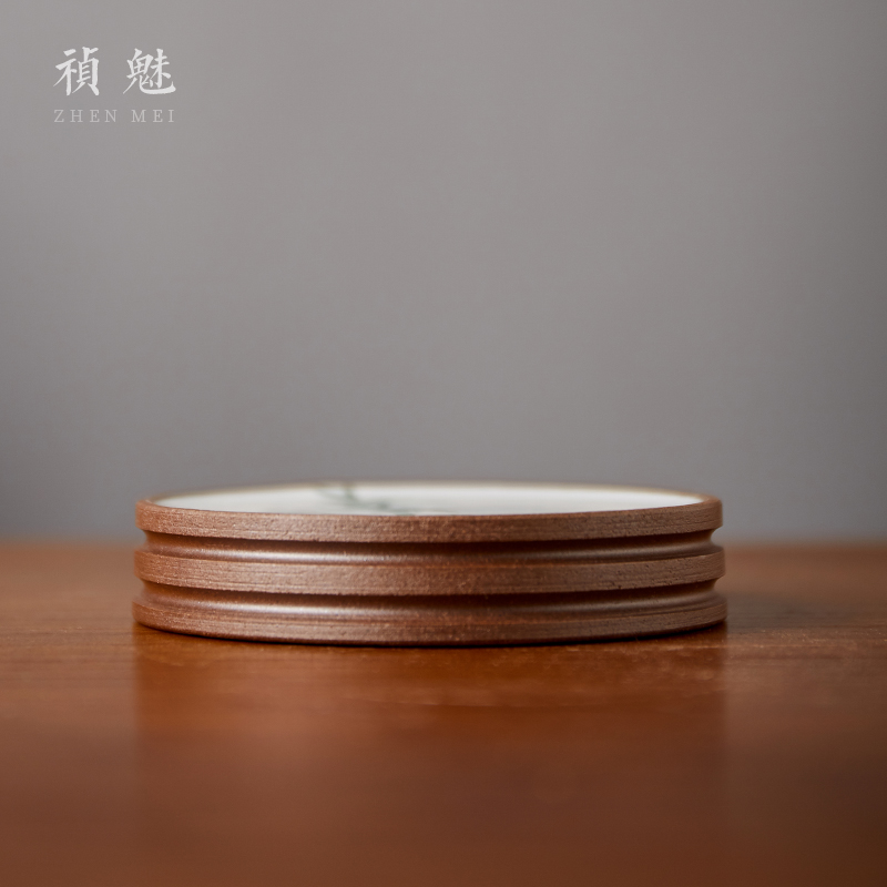 Shot incarnate your up hand - made by patterns cover kung fu tea tea saucer jingdezhen ceramics fittings cup mat