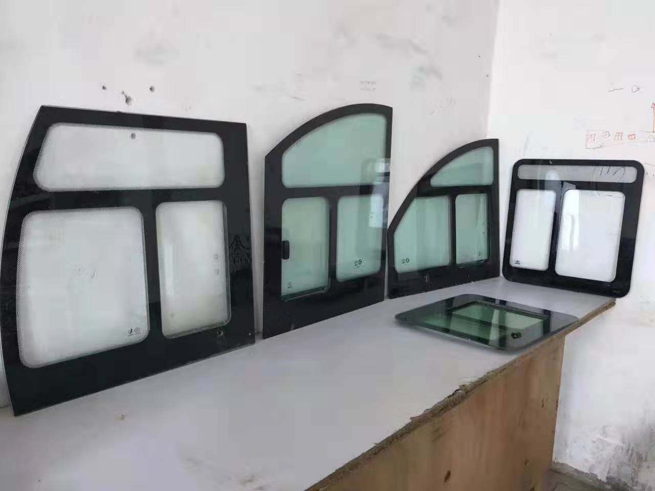 Golden Peng Everest Sheng Hao Shenshen Totally Enclosed Electric Tricycle Front Wind Shield Sliding Door Window Toughened glass-Taobao