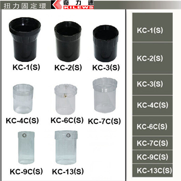 KC-1 KC-2 KC-3 KC-4 KC-6 KC-7 KC-9 Torque Fixed Ring Shield