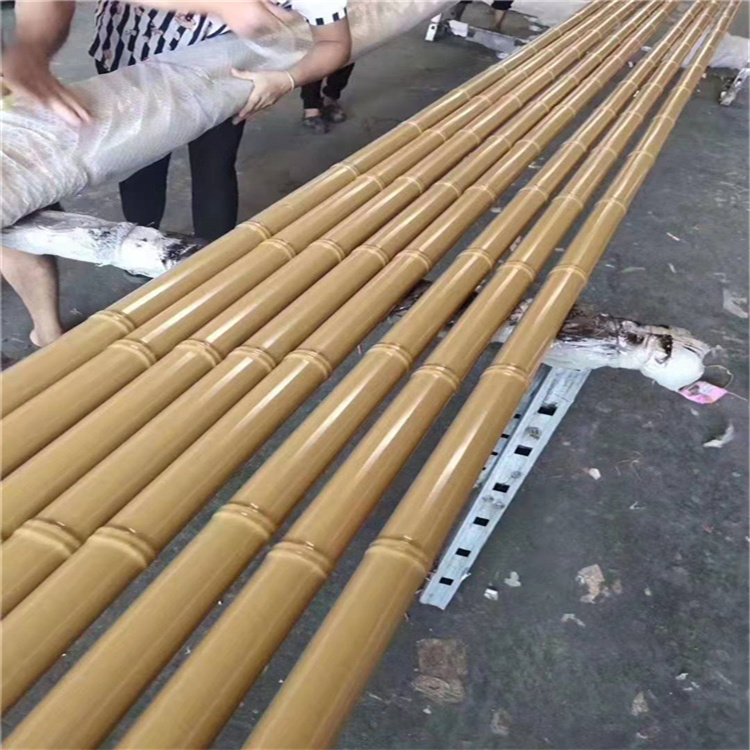 Custom stainless steel imitation bamboo section tube withered yellow ancient copper bamboo tube 38 51 63 89102 color can be machined