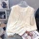 Lace Base Shirt for Women, New Spring and Autumn Style, Fashionable and Trendy, Stylish Inner Wear with a Unique Design, Chiffon Doll Collar Blouse Top