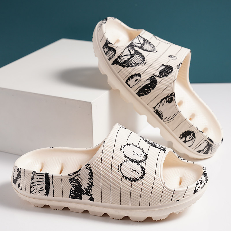 Slippers Men's Fashion 2021 New Summer Outerwear Korean Style Personalized Household Thick Bottom Non-slip Men's Sandals Beach Shoes