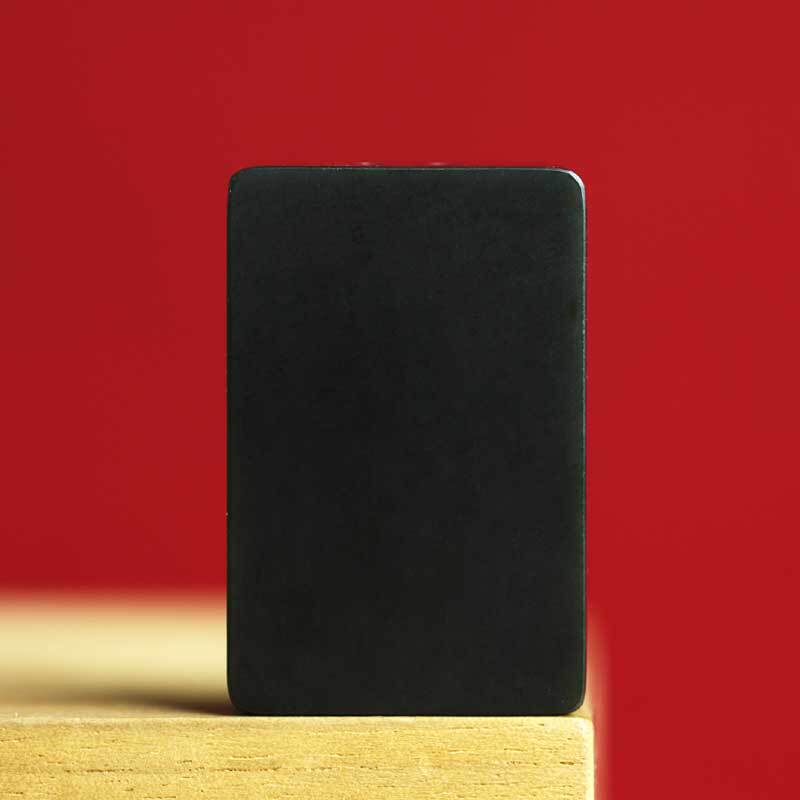 Xinjiang Hetian Jade Tower Green Wushi Brand Pendant Tower Kashul Dry Mountain Material Black Mutton Fat Sapphire Brand Pendant for Men