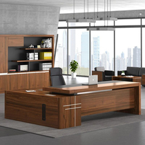 Boss desk simple modern table and chair combination new Chinese big class table single president desk manager office furniture