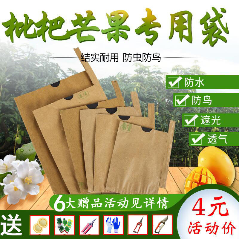 Loquat bagging special bag loquat bag mango bagging manufacturer fruit bag fruit sleeve bag insect bird waterproof sunscreen