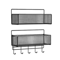 Onion ginger and garlic kitchen rack wall-mounted multi-functional storage artifact countertop shelf dish dish sink seasoning box