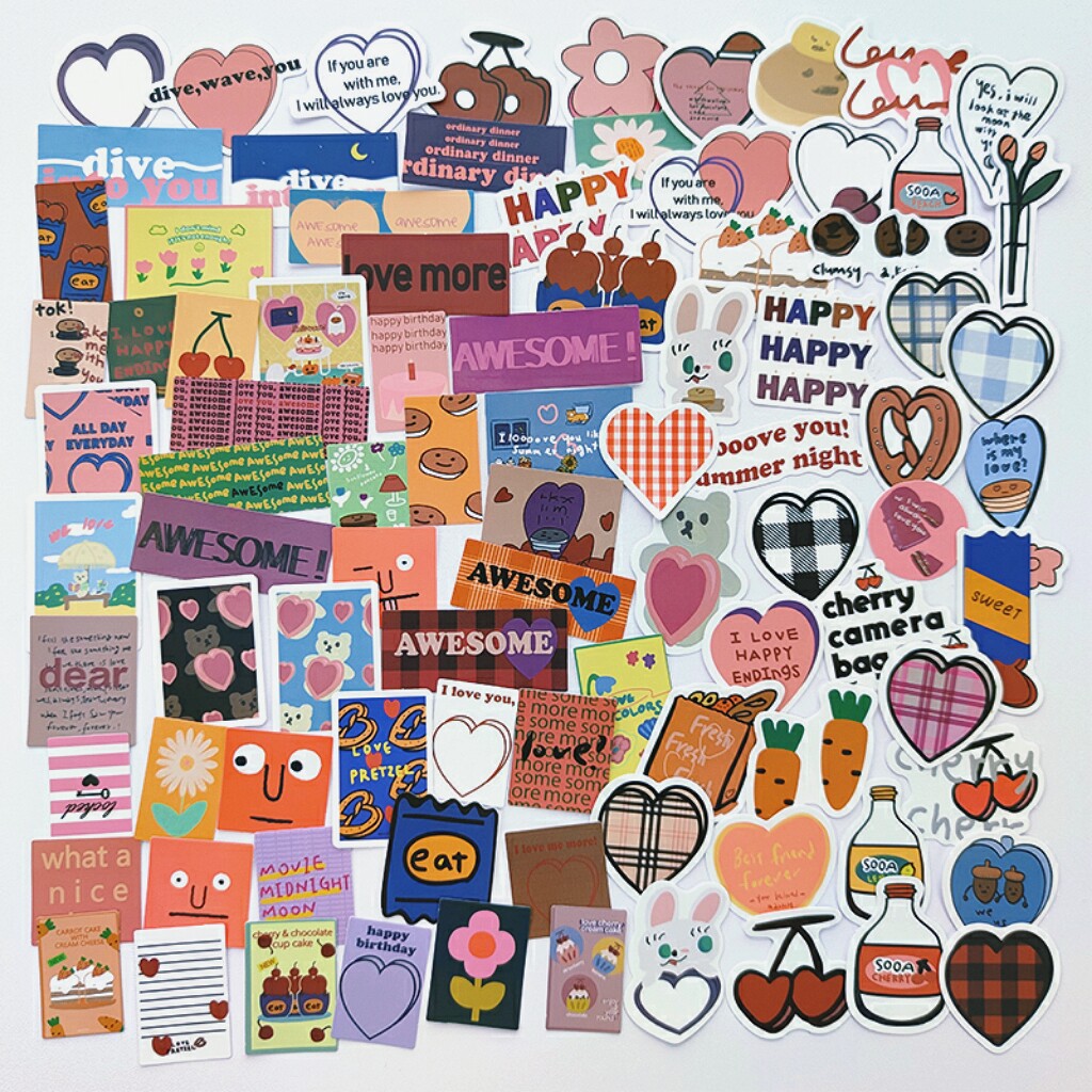 Korea Ouyang Nana Tongan mazzzzy stickers ins Decorative Mobile Phone Ipad Milk Tea Coffee Cup Computer Sticker