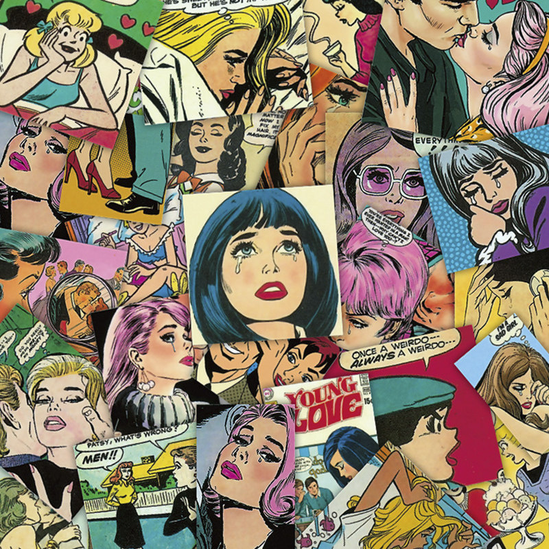 Steam Wave American Comeback Poppwind Hand Ledger Sticker Waterproof Without Glue Decorate Mobile Phone Protection Shell Ipad Computer Sticker