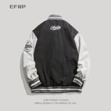 Весенняя куртка, бейсбольная форма для отдыха, с вышивкой, свободный крой, в американском стиле