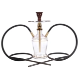 Стеклянный мундштук, медный арабский большой кальян, полный комплект, подходит для подростков