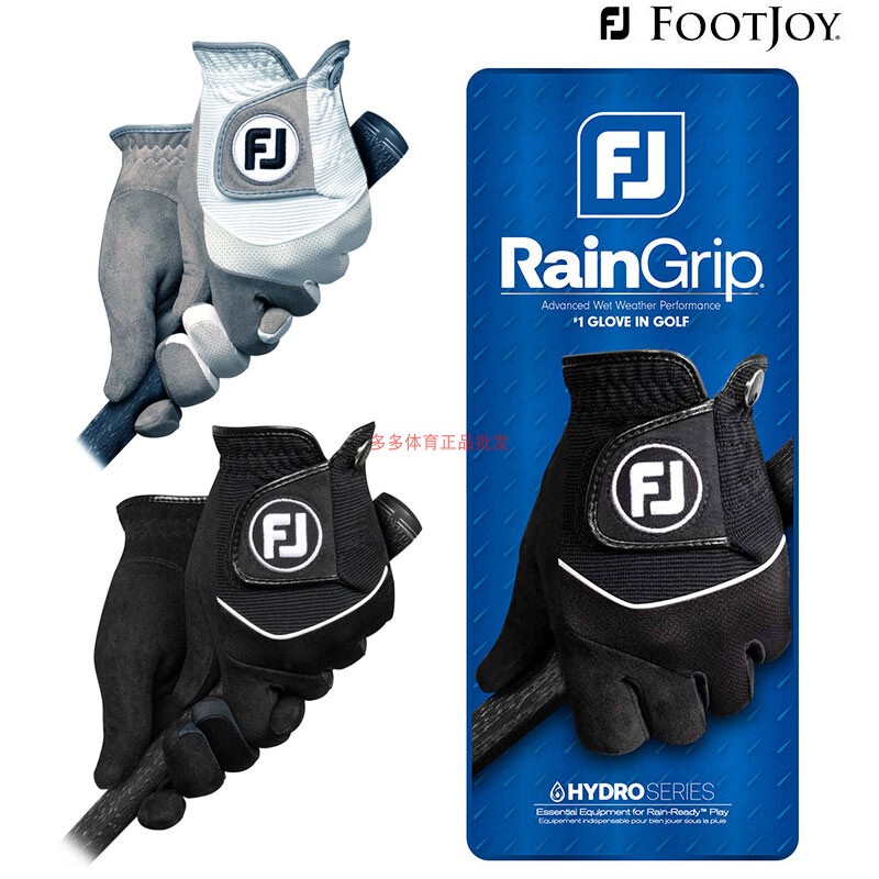 25 Models of Genuine Footjoy Golf Gloves for Men, Raingrip Fabric for Rainy Days, Quick-Drying, Breathable, Non-Slip Grip